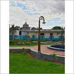 Black Garden Lamp Pole