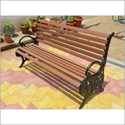 Brown Park Iron Wooden Bench