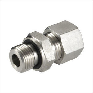 Silver 1 Way Tube Fitting
