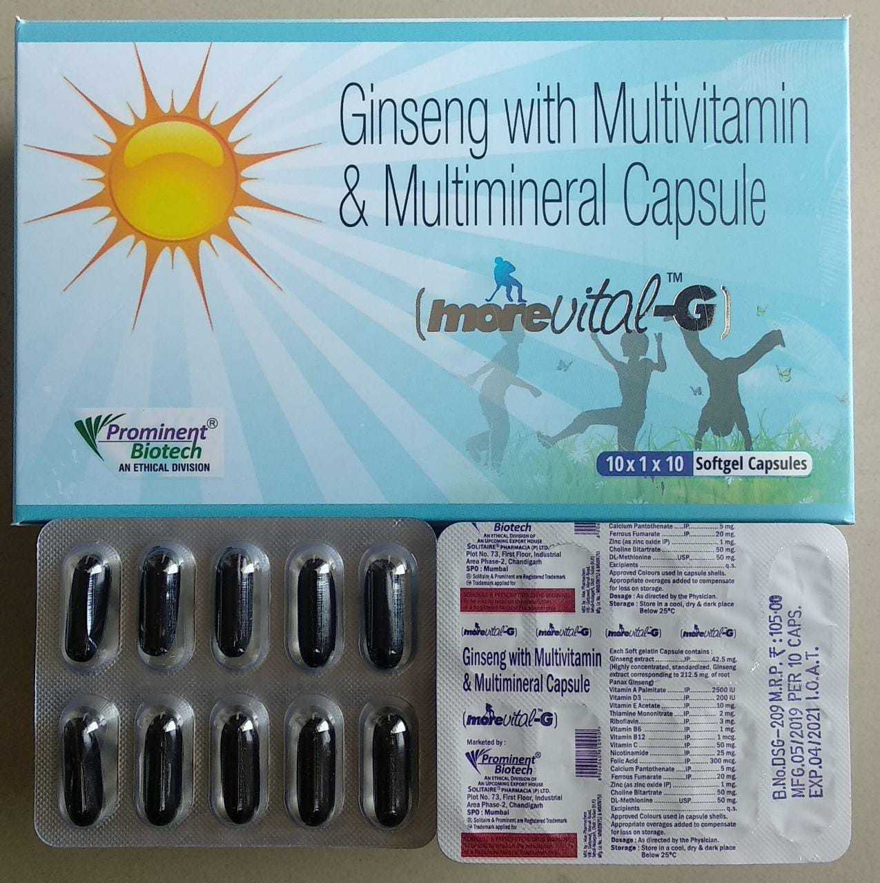 Antioxidants with Ginseng,Multivitamins & Multiminerals