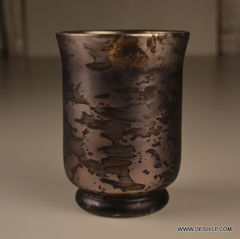 PetalRay Frosted Glass Candle Container