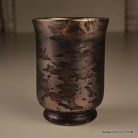 Petalray Frosted Glass Candle Container