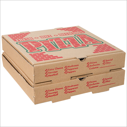 Multicolor Printed Pizza Packaging Box