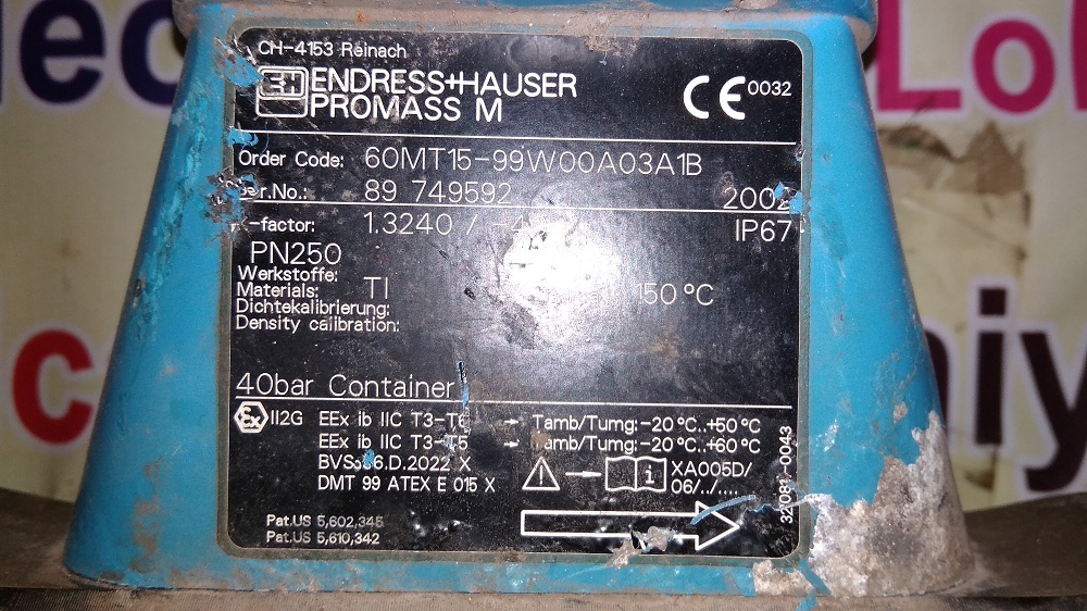 ENDRESS+HAUSER LEVEL TRANSMITTER PN250