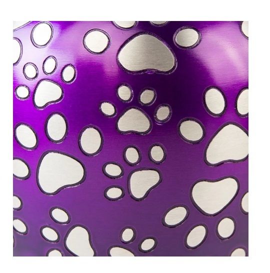 Paws of Love Pet Urn Purple New