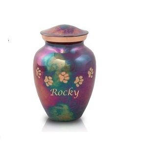 Raku Paw Medium Pet Cremation Urn- New