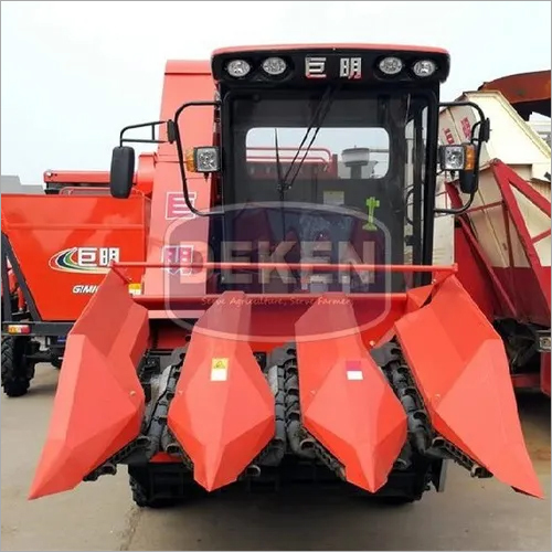 3 Rows Corn Combine Harvester
