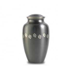 New Pewter Paw Cremation Urn Small