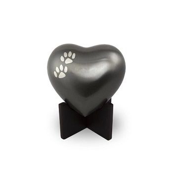 New Arielle Heart Urn Slate