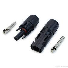 Solar Mc4 Or Straight Connectors