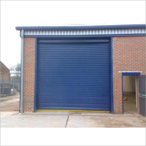 Blue Automatic Rolling Shutter