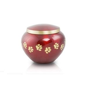 New Small Odyssey Pet Urns Crimson