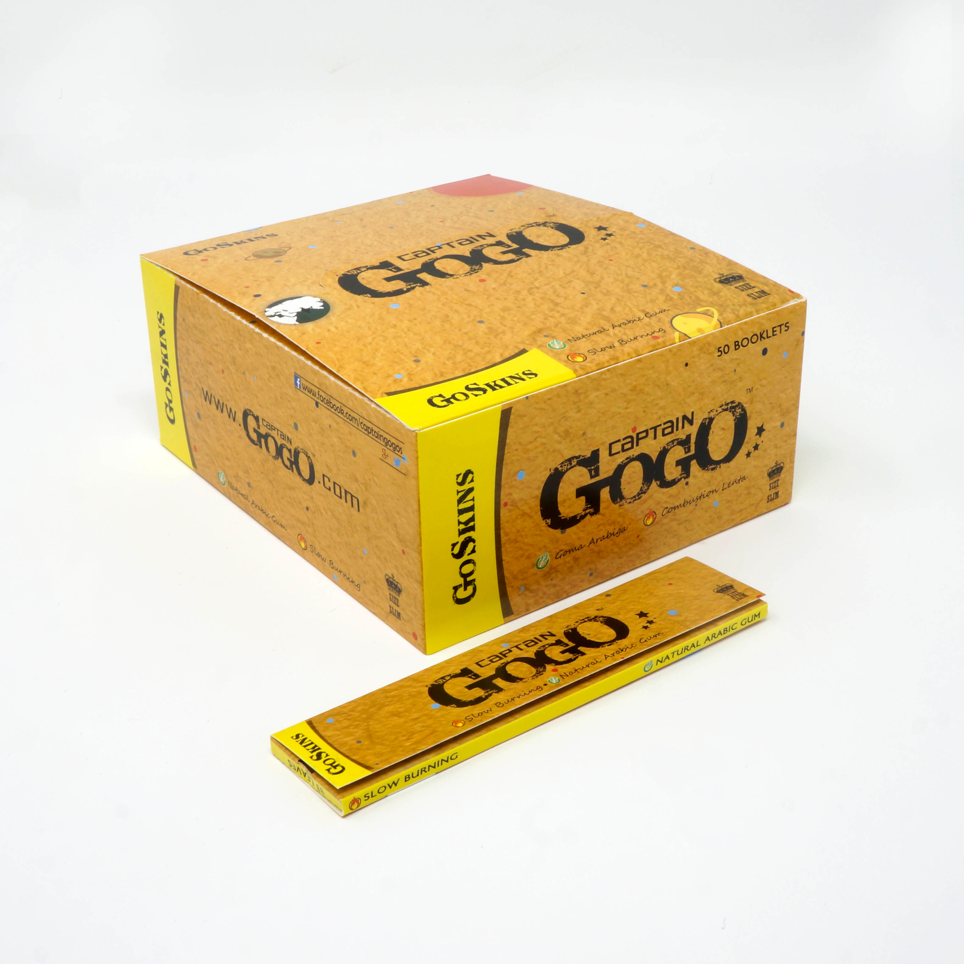 Rolling Paper Unbleached Brown King Size Slim