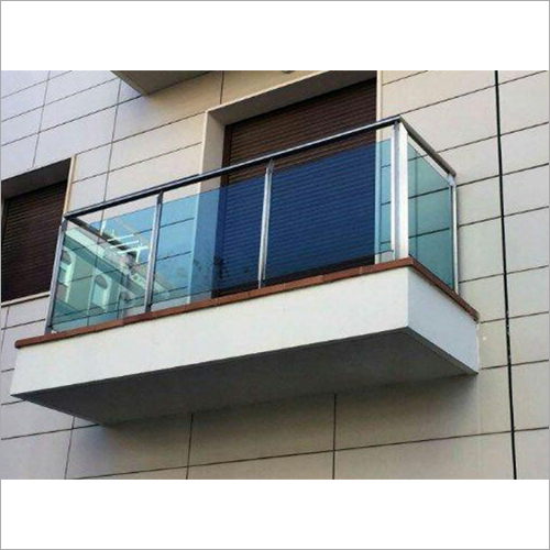 SS Balcony Glass Railing