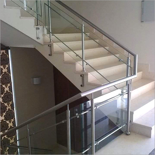 Designer Stainless Steel Glass Railing