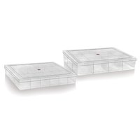 Rectangle Partition Plastic Box
