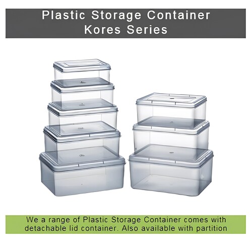 6-Partition Plastic Box