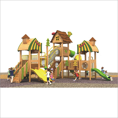 Wooden Outdoor Multiplay System Capacity: 10-12 Children