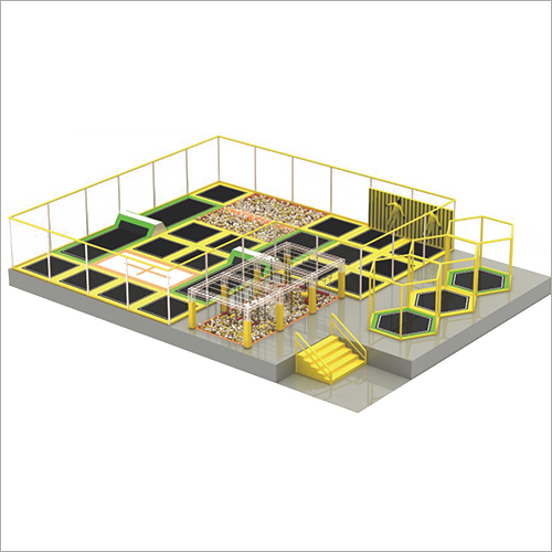 Indoor Amusement Park Kids Trampoline Diameter: 100 Foot (Ft)