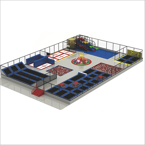 Amusement Park Kids Jumping Trampoline Diameter: 120 Foot (Ft)