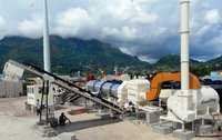 Asphalt Drum Mix Plant - Mild Steel, Drum Diameter 1220-2000mm, 40-150 Tph Capacity, Automatic Plc Control, Low Dust Emissions, Easy Operation