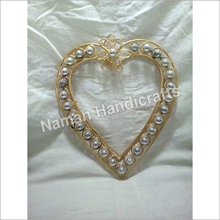 Metal Brass Heart Photo Frame