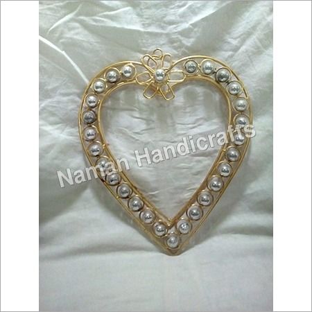 Metal Brass Heart Photo Frame