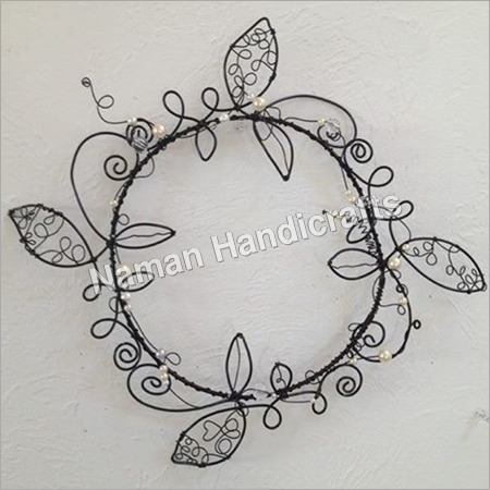 Beaded Leaf Wall Hanging