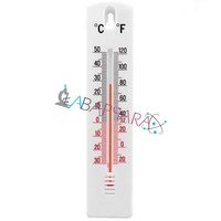 Wall Thermometer In Plastic Groove Type Base Plate, 40 Cm.