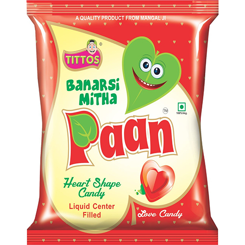 Heart Shape Paan Candy Additional Ingredient: Sugar