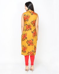 Floral Printed Cotton Kurti