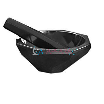 Agate Motor & Pestle Black.