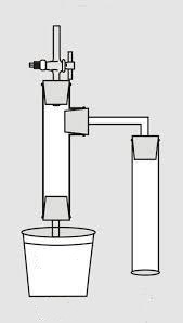 Apparatus for experiments on root pressure (laboratory Glassware)