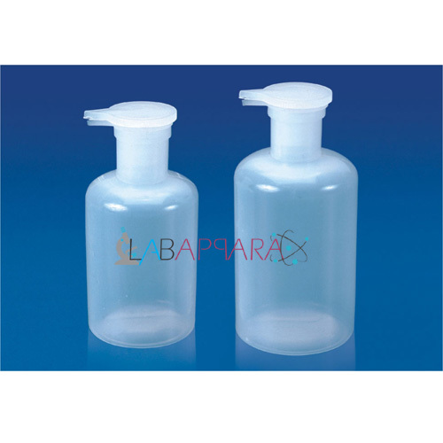 Dropping Bottle Polypropylene Labappara - 60 ml & 125 ml Sizes | Ideal for Laboratory Use, Dispenses Uniform Liquid Drops, Low Density Polyethylene