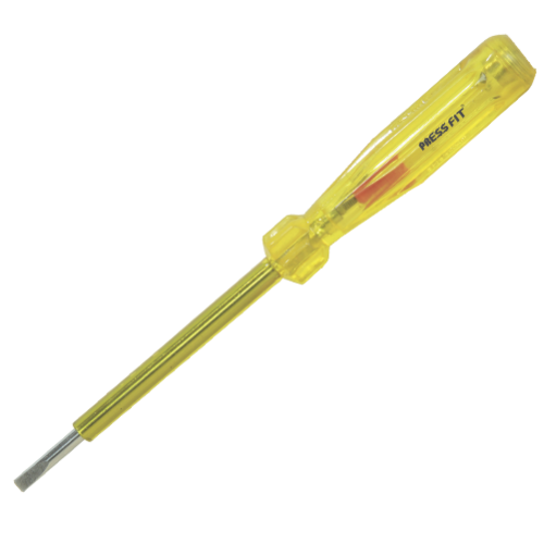 Pressfit Badshah Industrial Line Testers - Plastic and Steel Material , Yellow Color, Shock Resistant Design for Electric Circuit Testing