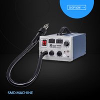 Bluei 555 Smd Machine - Fiber Body, 110cm Handle Length, White Color | Advanced Quality, Heavy Duty Copper Element, Digital Display, 580w Output Power, 100l/min Air Current