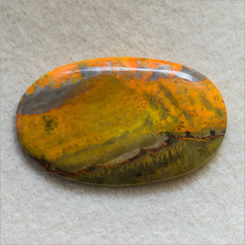 Bumble Bee Gemstone - Oval Cut 56 Carats, Handmade Yellow Gemstone Elegance