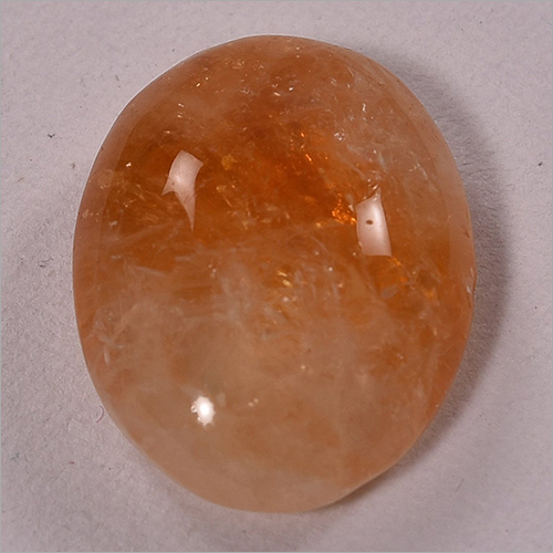 Oval Cut 25.05 Carats Natural Citrine Opal Semi Precious Gemstone