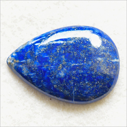 Blue 46 Carats Natural Lapis Pear Shaped Cabochons Gemstone