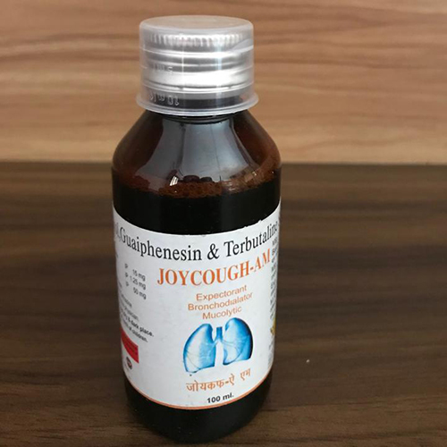 Joycough-AM Syrup - Herbal Formula with Ambroxol 10mg, Terbutalin 1mg, Guaiphenesin 50mg & Menthol 2.5mg | Relief for Dry Cough and Respiratory Tract Infections, Medicine Grade