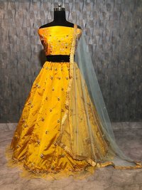 Best Lehenga Choli With Embroidery  And Stone Work