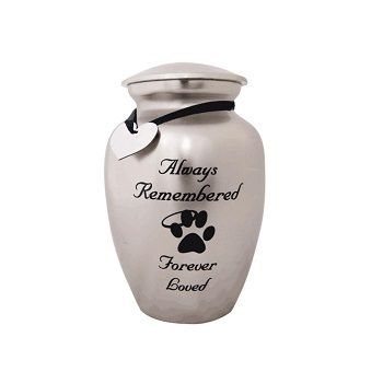 Aluminum Pet Urn by Dog Speak Always Remembered