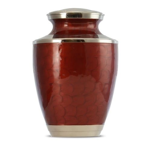 RED PLAIN ADULT URN-NEW