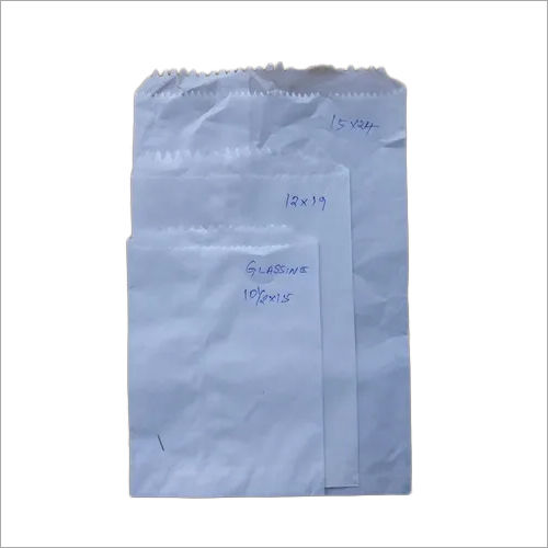 White Plain Grocery Paper Bags(Glassine Paper) Max Load: 0.05-3  Kilograms (Kg)