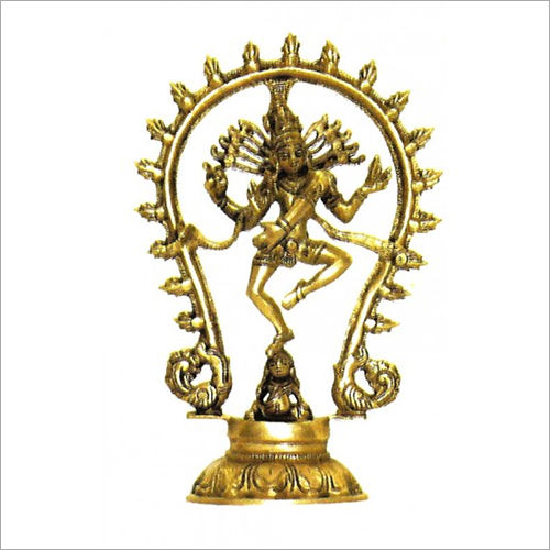 Brass Lord Nataraja Statue Size: Customize