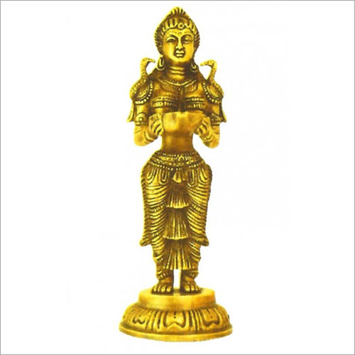 Brass Deep Luxmi Statue Size: Customize