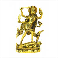 Brass Goddess Kali Statue Size: Customize