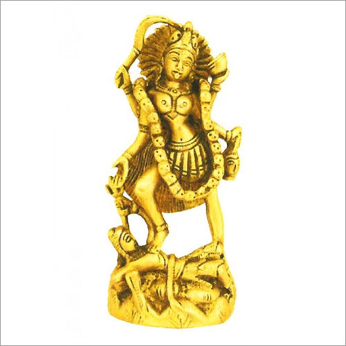 Brass Goddess Rudra Kali Statue Size: Customize