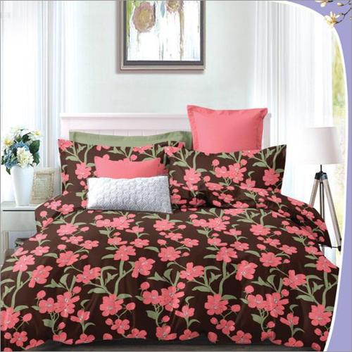 Heavy 3D Floral Print Poly Cotton Bedsheet