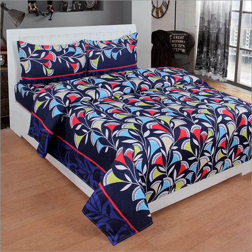 Poly Cotton Printed Bedsheet